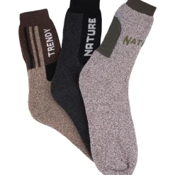 AZERTEX LOT DE 3 CHAUSSETTES NATURE