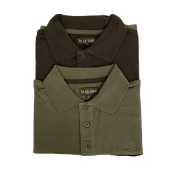 Homme KALAHARI LOT DE 2 POLOS CHASSE KAKI/MAR