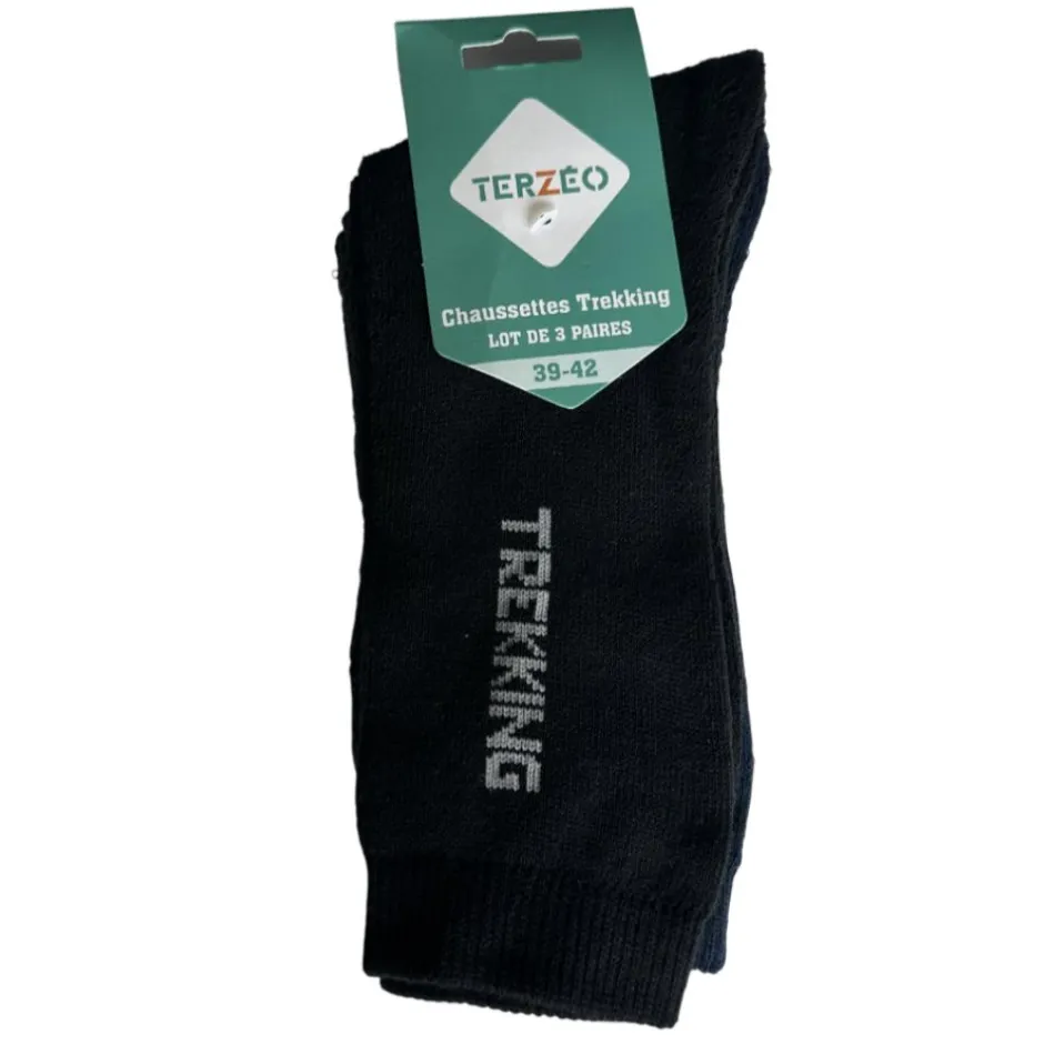 TERZEO PASSIONNÉS DE NATURE LOT DE 3 CHAUSSETTES TREKKING