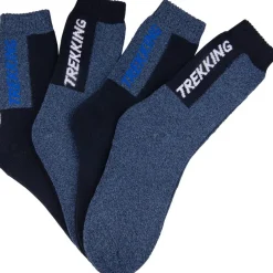 AZERTEX LOT DE 4 CHAUSSETTES TREKKING