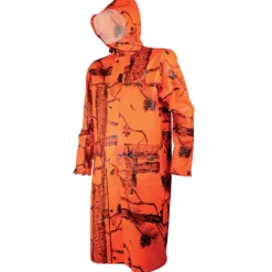 Homme TREELAND MANTEAU DE PLUIE CAMO ORANGE