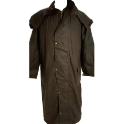 Homme LOVER GREEN MANTEAU HUILE MARRON