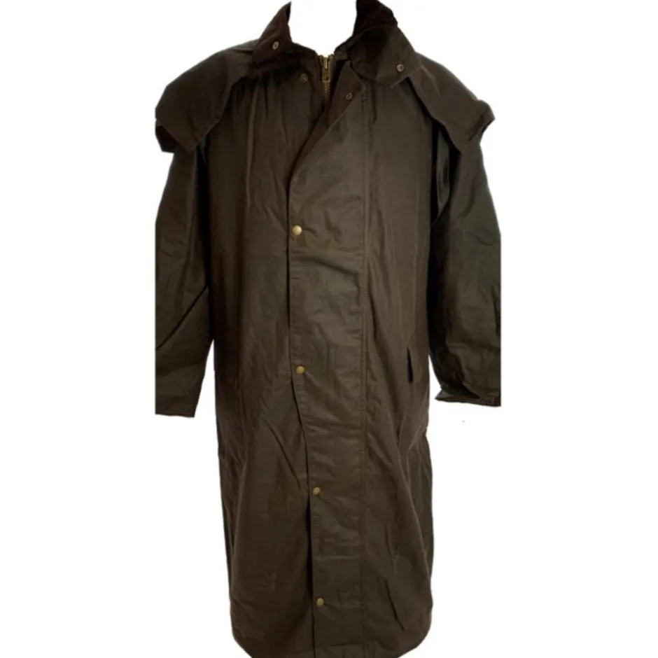 Homme LOVER GREEN MANTEAU HUILE MARRON