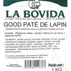 LA BOVIDA MELANGE D'EPICES POUR PATE DE LAPIN
