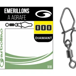 GARBOLINO MICRO EMERILLONS + AGRAFE DIAMANT