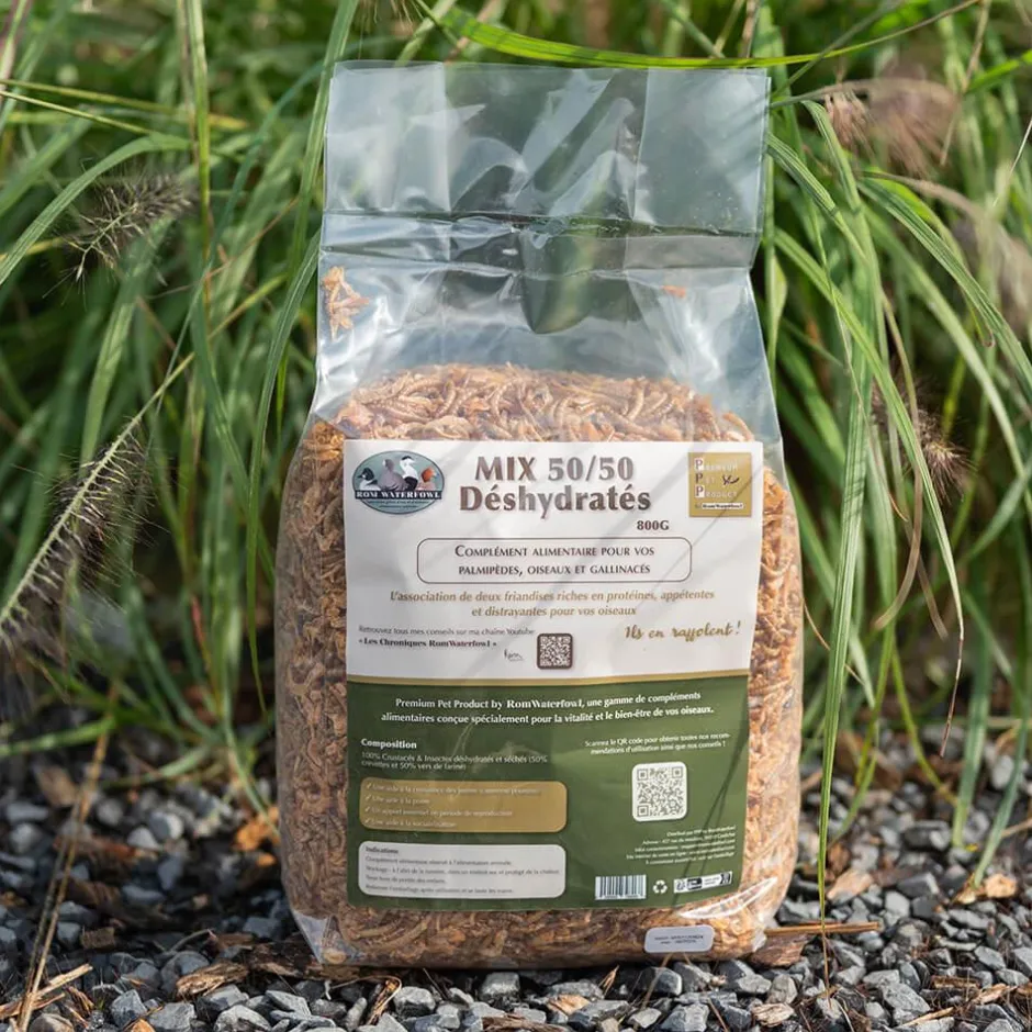 ROMWATERFOWL MIX CREVETTES - VERS DE FARINE