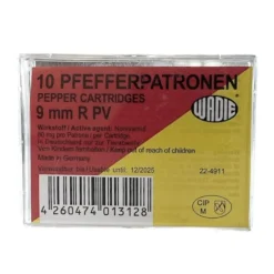 WADIE MUNITION POIVRE 380 REVOLVER X10