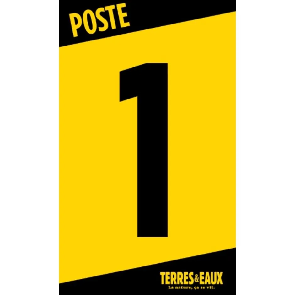 TERZEO CHASSEURS NUMERO DE POSTE BATTUE ROUGE