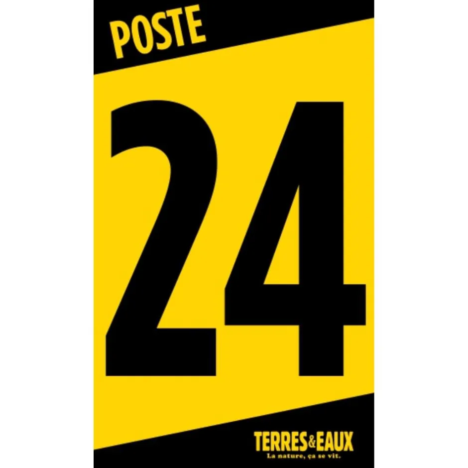 TERZEO CHASSEURS NUMERO DE POSTE BATTUE ROUGE