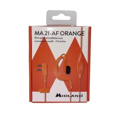 MIDLAND OREILLETTE ORANGE FLUO POUR TALKIE WALKIE G7/G9 G7PRO/G9PRO