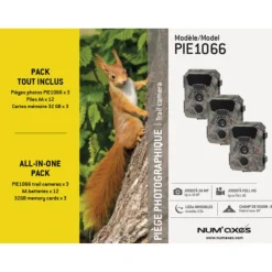 NUM'AXES PROTECTION PACK 3 PIEGES PHOTO PIE1066