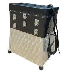 TERZEO PÊCHEURS PANIER SIEGE ALU 3 CASIERS