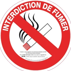 KROMA PANNEAU ALU DEFENSE DE FUMER