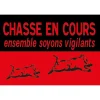 TERZEO VOS ANIMAUX PANNEAU CHASSE EN COURS 60*40