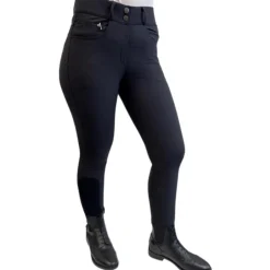 Femme TERZEO CAVALIERS PANTALON MARGAUX GRIP GENOUX NOIR