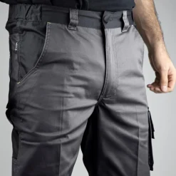 Homme LMA PANTALON STRECH GRIS VULCAIN