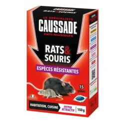 CAUSSADE PATE RATICIDE SOURICIDE 150G