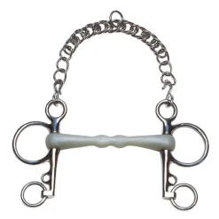 FEELING PELHAM FLEXI/INOX DROIT POMME