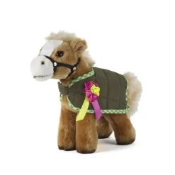Enfant LIVING NATURE PELUCHE CHEVAL AV COUVERTURE 23CM