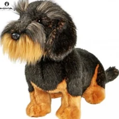 Enfant ANIMA PELUCHE TECKEL A POIL DUR ASSIS