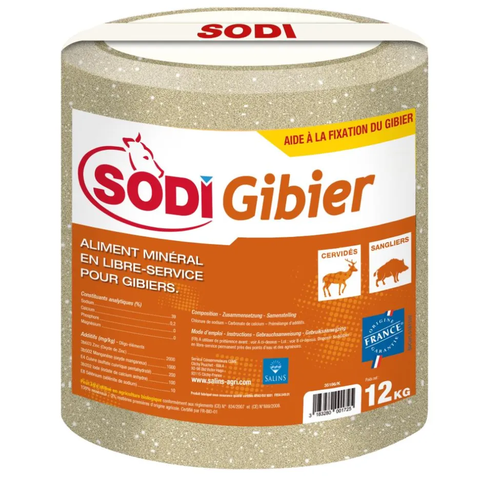 SODI PIERRE A SEL GIBIER 12KG