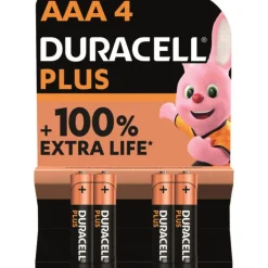 DURACELL PILE AAA/LR03 100% + X4