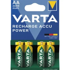 VARTA PILE AA/R6 RECHARGEABLE X4 2600MAH