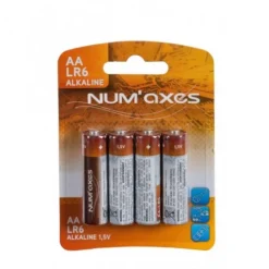 GROUPE NUM'AXES PILES AA LR06 ALCALINES 1.5V X4
