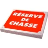 JANUEL PLAQUE AKILUX RESERVE DE CHASSE X10