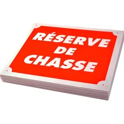 JANUEL PLAQUE AKILUX RESERVE DE CHASSE X10