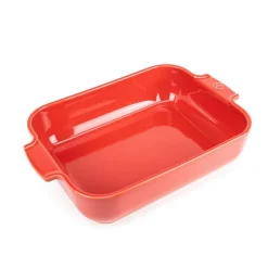 PEUGEOT SAVEURS PLAT FOUR RECTANGULAIRE 32CM ROUGE