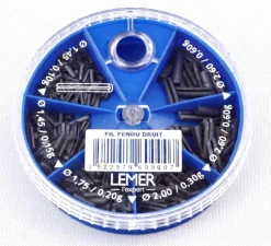 LEMER PLOMB CASES-FIL DROIT FENDU X6