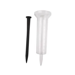 TERZEO PASSIONNÉS DE NATURE PLUVIOMETRE PLASTIQUE AVEC PIED 44CM