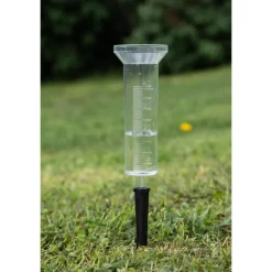TERZEO PASSIONNÉS DE NATURE PLUVIOMETRE PLASTIQUE AVEC PIED 44CM
