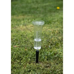 TERZEO PASSIONNÉS DE NATURE PLUVIOMETRE PLASTIQUE AVEC PIED 44CM