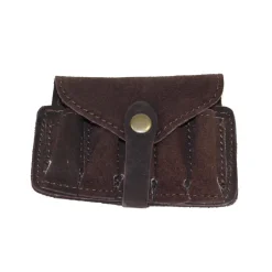 TERZEO CHASSEURS POCHETTE 5 BALLES LISSE CROUTE CUIR