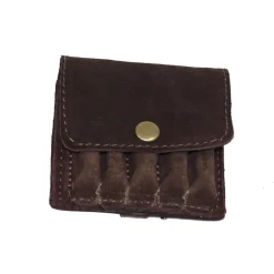 TERZEO CHASSEURS POCHETTE 5 BALLES RAYEES CROUTE CUIR