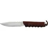 WILDSTEER POIGNARD BABY WILD 14C28N MANCHE & ETUI CUIR