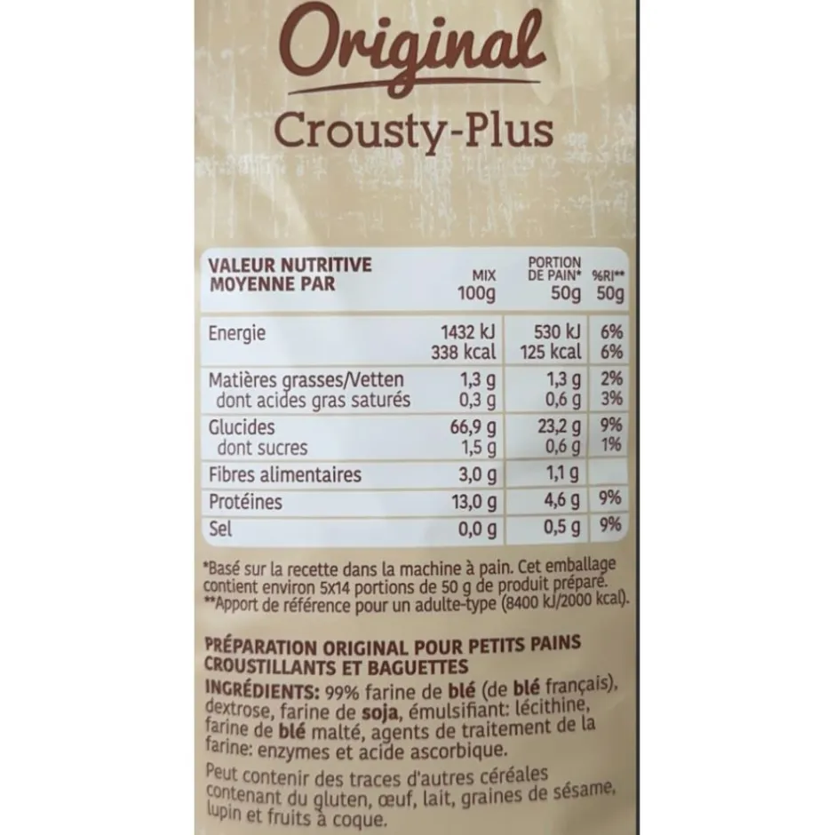 SOEZIE PREPARATION CROUSTY PLUS 2.5KG