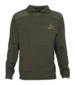 Homme PERCUSSION PULL CAMIONNEUR KAKI SANGLIER