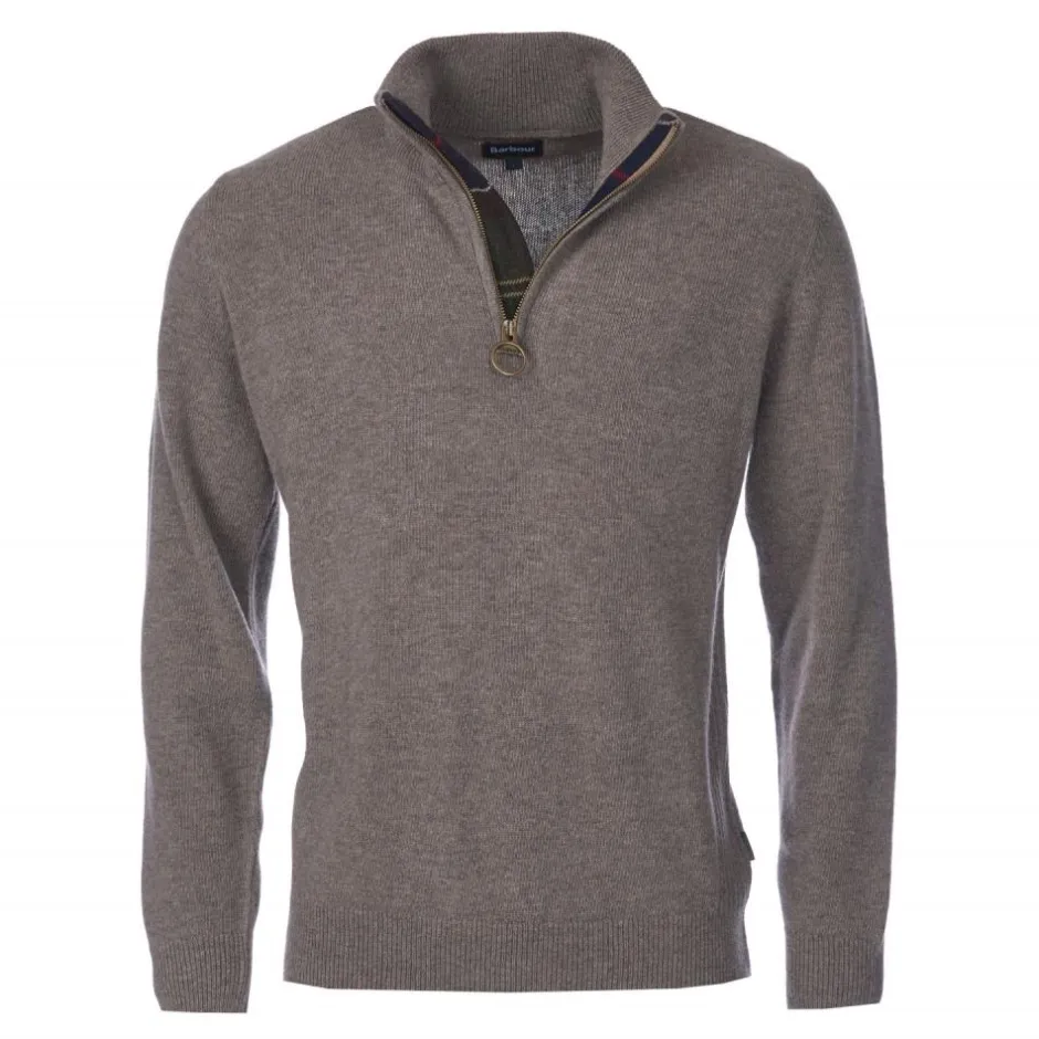 Homme BARBOUR PULL COL ZIPPE HOLDEN MILITARY