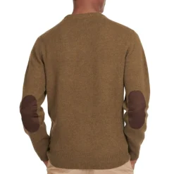Homme BARBOUR PULL ESSENTIAL PATCH WILLOW GREEN