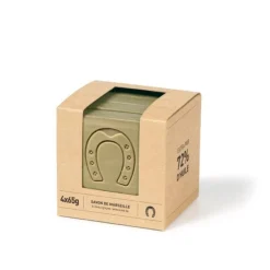 FER A CHEVAL SAVON DE MARSEILLE 4 TRANCHES OLIVE