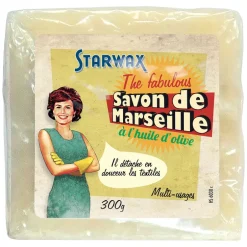 STARWAX THE FABULOUS SAVON DE MARSEILLE HUILE DOLIVE 300G