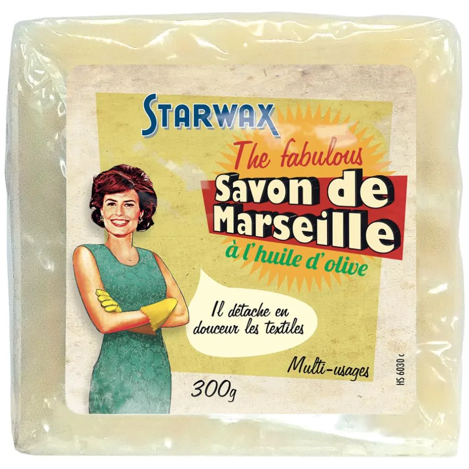 STARWAX THE FABULOUS SAVON DE MARSEILLE HUILE DOLIVE 300G