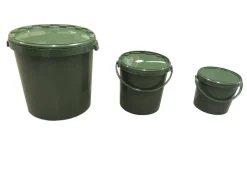 SEAU PECHE + COUVERCLE VERT