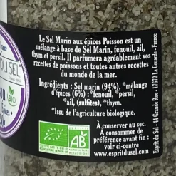 ESPRIT DU SEL SEL MARIN SPECIAL POISSON 250G