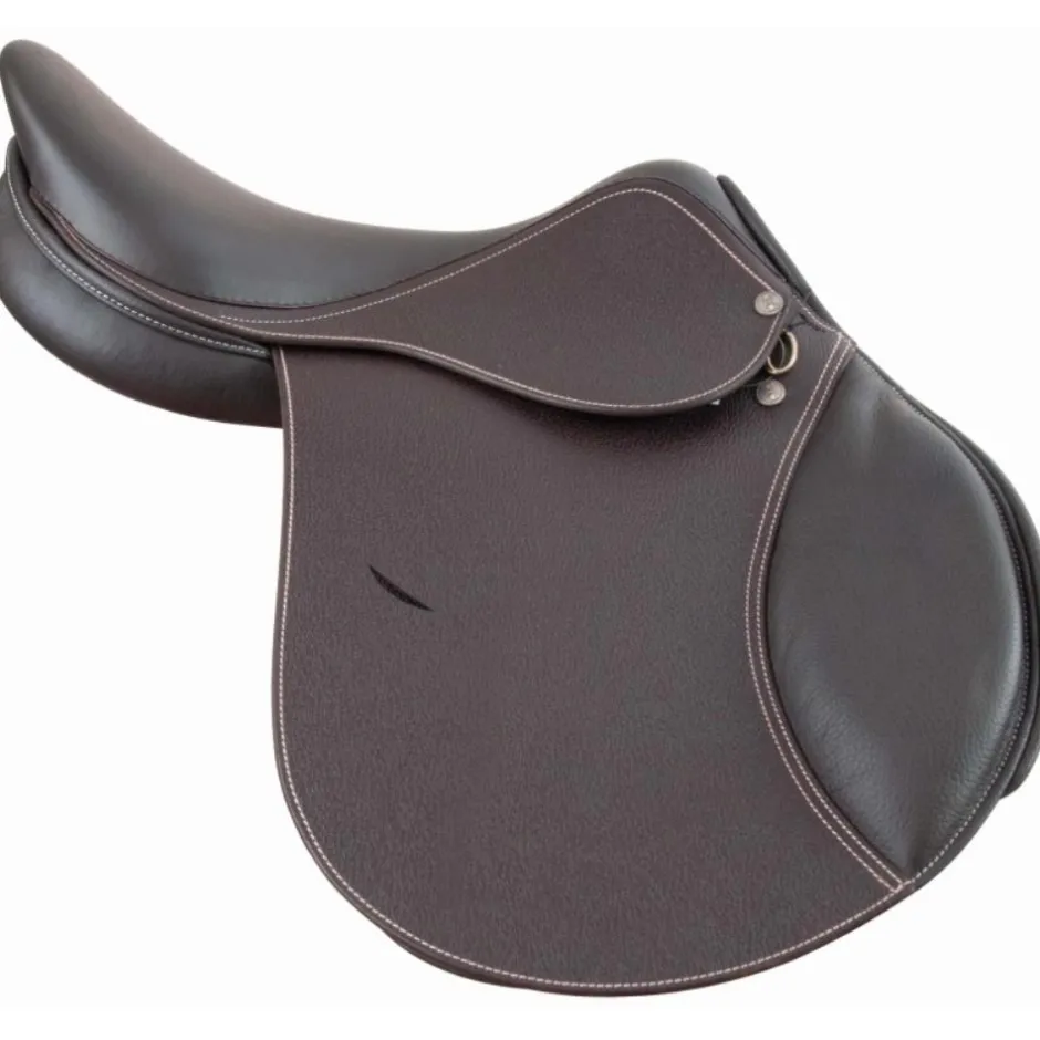 T DE T SELLE CUIR MIXTE BARRY HAVANE