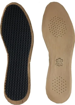 SEMELLE CUIR SUR CHARBON