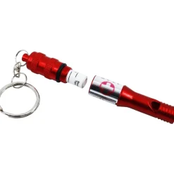 CAO SIFFLET DE SECOURS ALU AVEC CAPUCHON